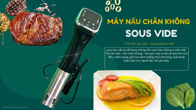 Công thức làm trứng lòng đào bằng máy nấu chân không Sous Vide FFE ngon hơn cả nhà hàng